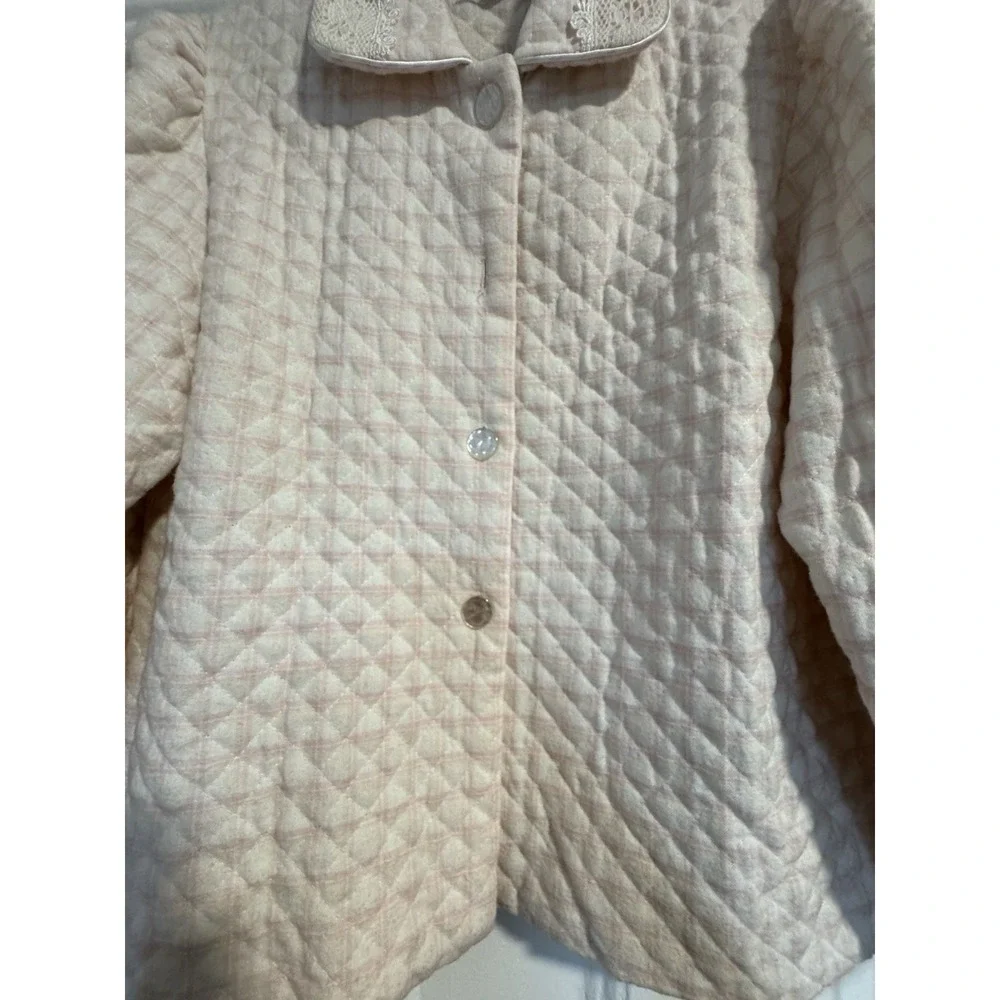Christian Dior Vintage Women's Blazer Jacket Size Medium Pink/ White